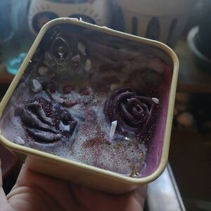 Crystal Candle With Healing Properties